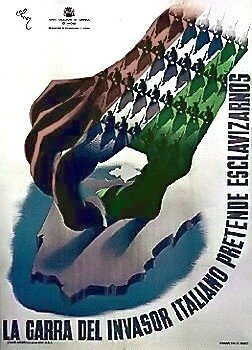 Republican anti-Italian propaganda poster